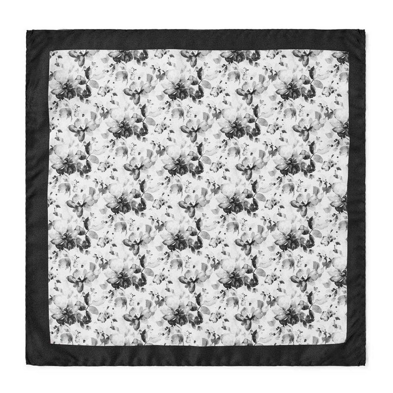 Cambridge Magnolia Pocket Square image number 0